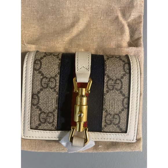 Gucci Wallet 645536 Jackie 1961 Rare Blue/Red - Picture 4 of 11